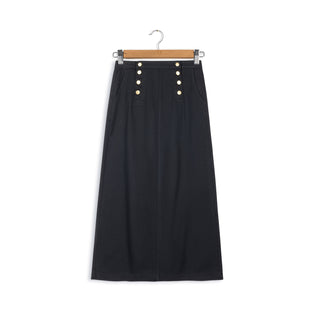 HD button up sailor maxi skirt