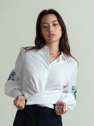 ofd placket front blouse