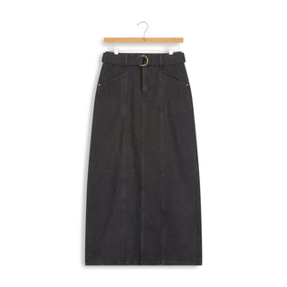 Maxi L. Panel Skirt W/ Belt