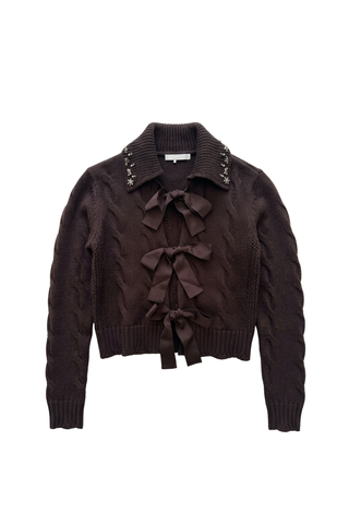 ceremony bow tie cardigan