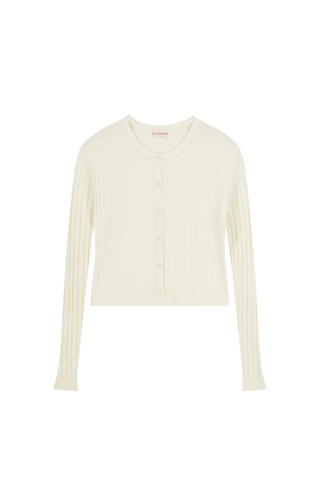 Cinnamon Ribbed Cardi