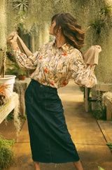 ofd placket front blouse
