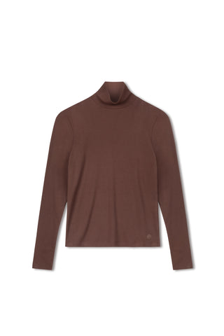 Point Jersey Rib Turtleneck