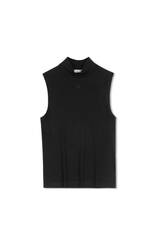 point mock neck tank
