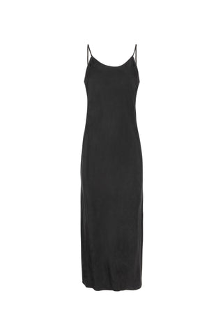 point brushed a-line dress