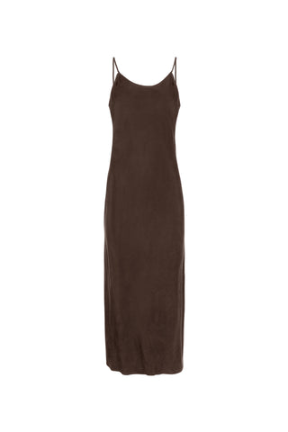 point brushed straight dress