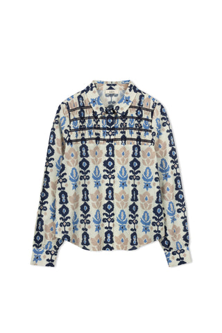 cleo printed blouse