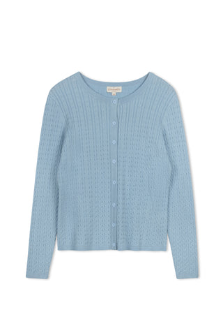 Cinnamon Long Cable Cardi