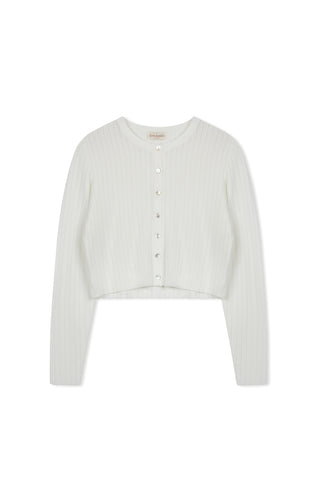 Cinnamon Crewneck Cropped Cardi