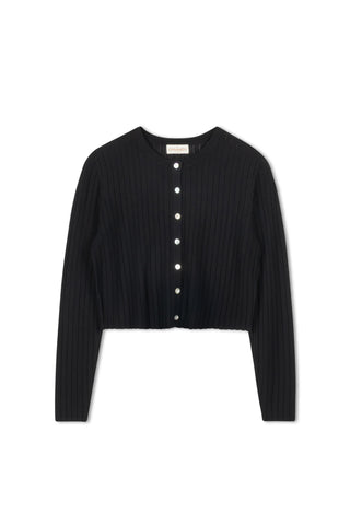 Cinnamon Crewneck Cropped Cardi
