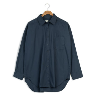 Point Poplin Button Up