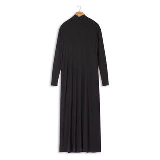 point a-line mock neck maxi