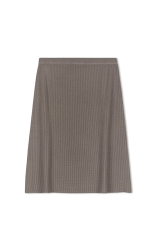 Point cable aline skirt