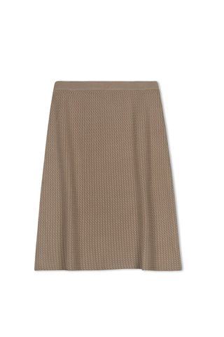 Point cable aline skirt