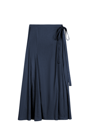 Ofd Godet Wrap Skirt