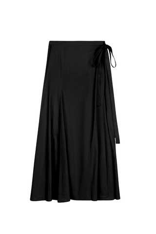 Ofd Godet Wrap Skirt