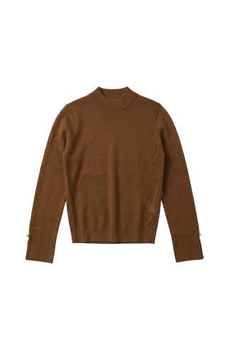 ceremony mockneck knit top