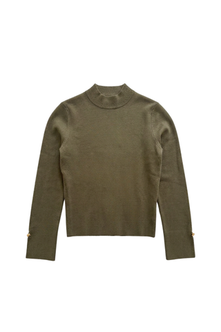 ceremony mockneck knit top