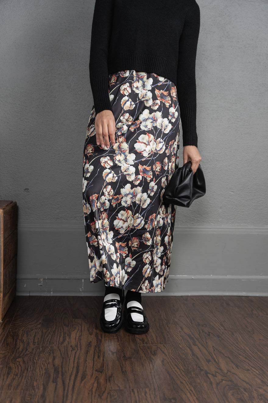 ELEMENT maxi length v-neck slip dress