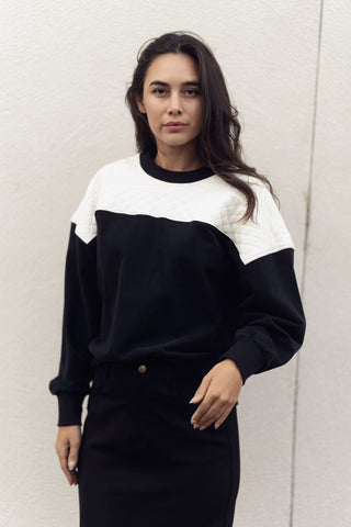 Point Colorblock Sweatshirt