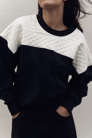 Point Colorblock Sweatshirt