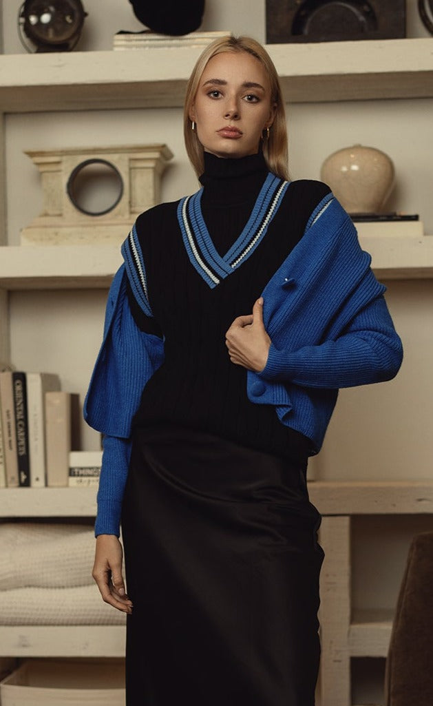 Cinnamon Ribbed Turtleneck