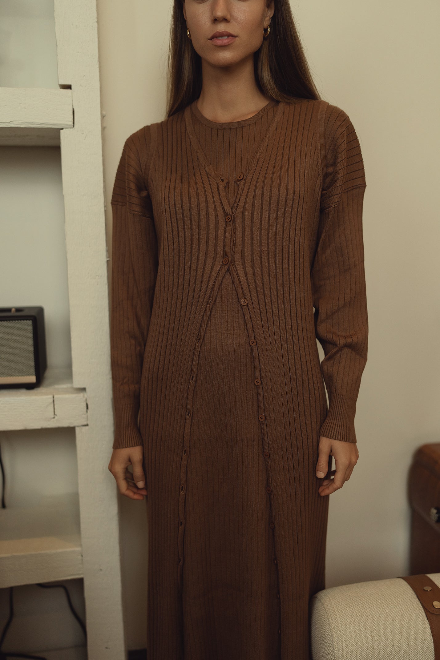 dolman maxi dress Midnight Velvet Jozi Stretch Maxi Dress with Dolman Sleeves, Size 3XL, Beige