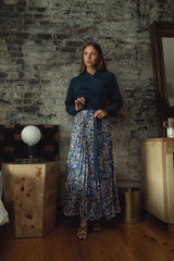 KM long sleeve wrap cardigan