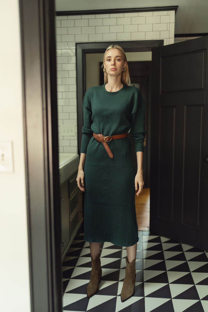 Cinnamon dolman maxi dress