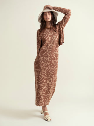 gr knit jacquard maxi dress gr knit jacquard maxi dress
