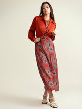 gr satin blouse