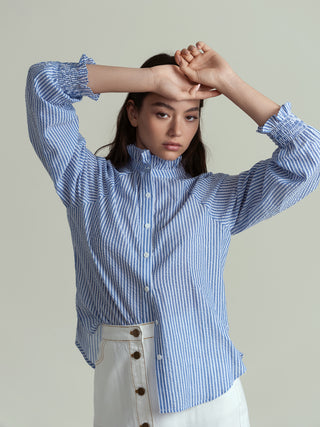 ofd ruffle collar shirt