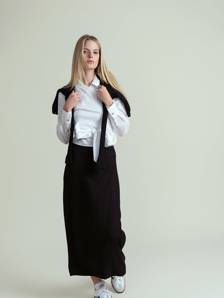 element side wrap shirt