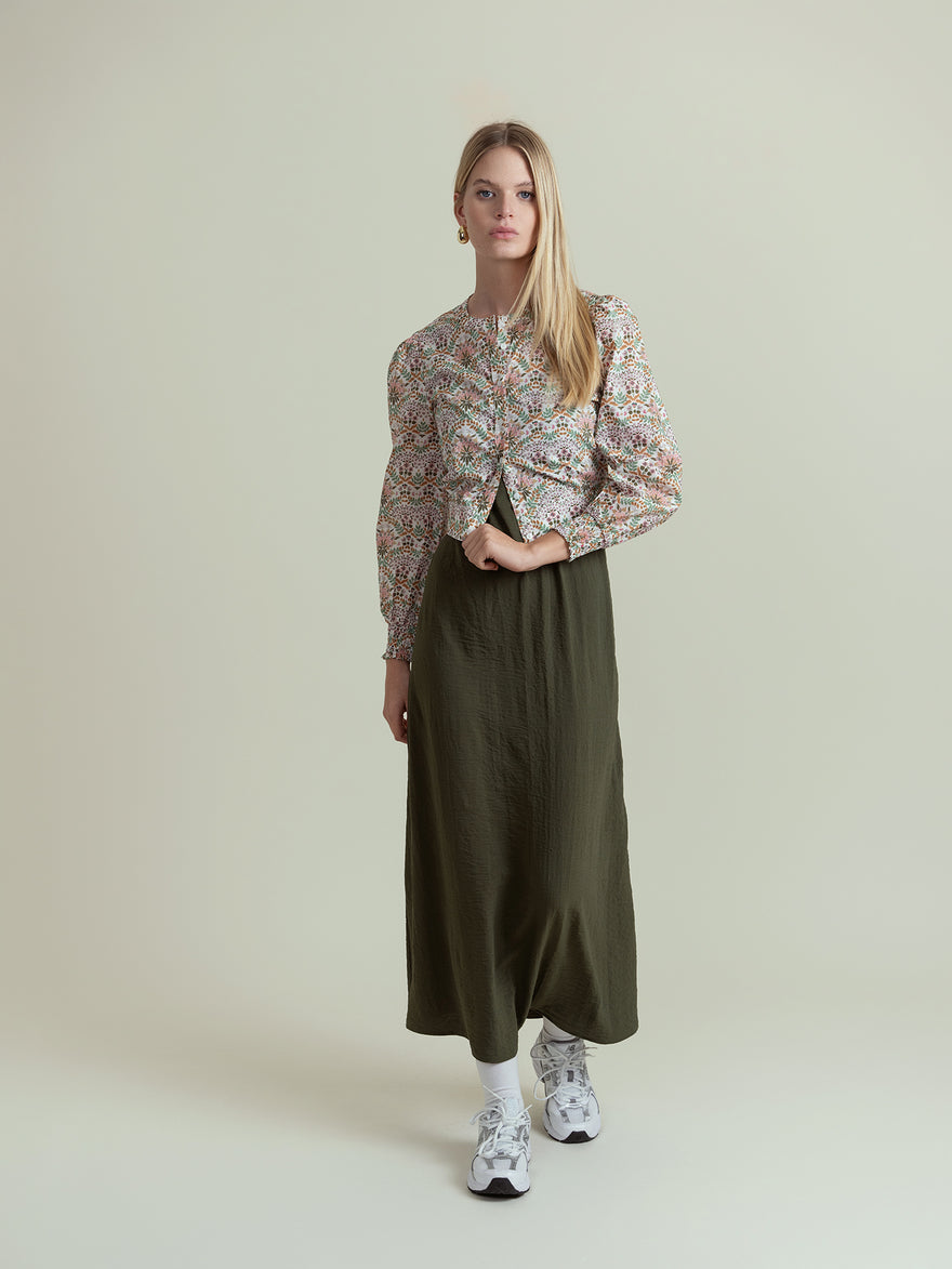 element maxi vneck slip dress