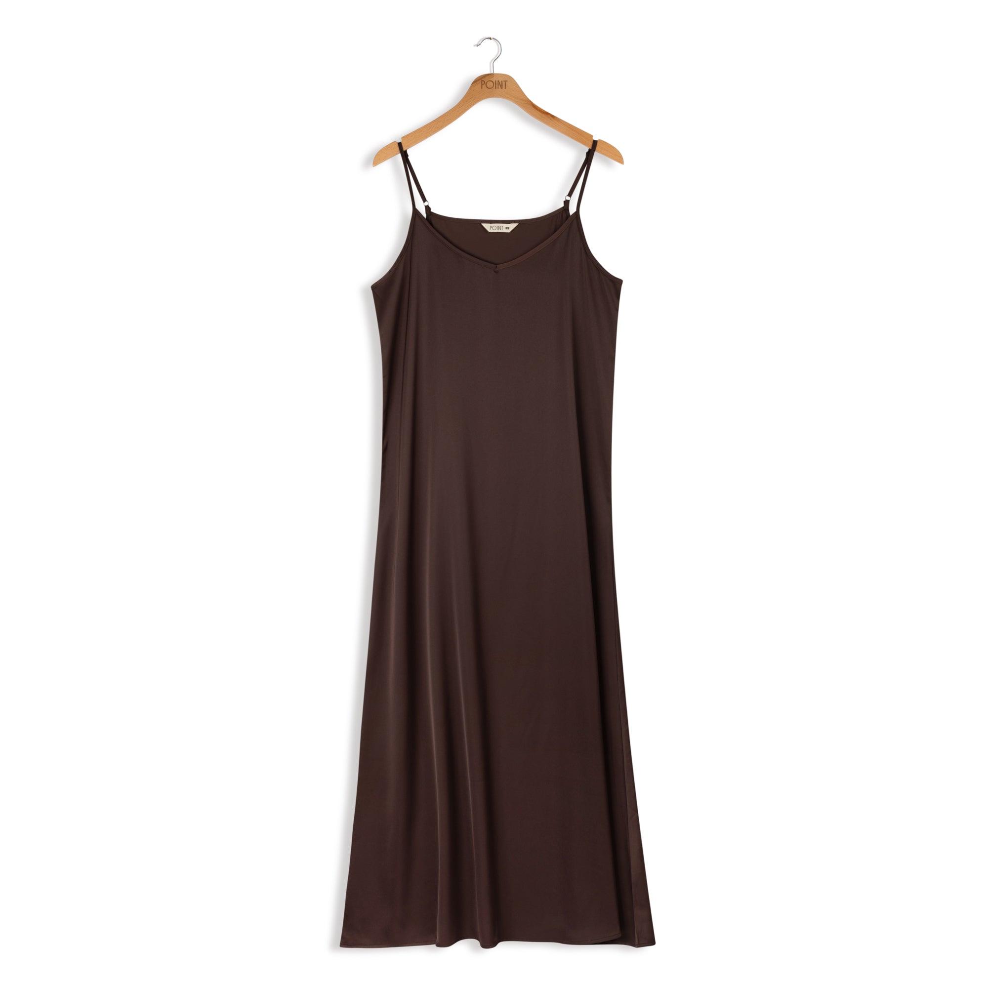 point satin slip dress – The Gallery Collection