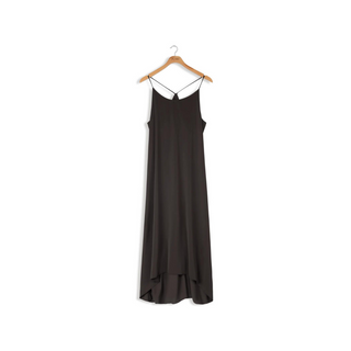 point hi low slip dress