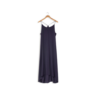point hi low slip dress