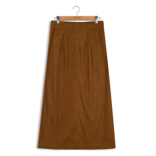 Point cord straight skirt