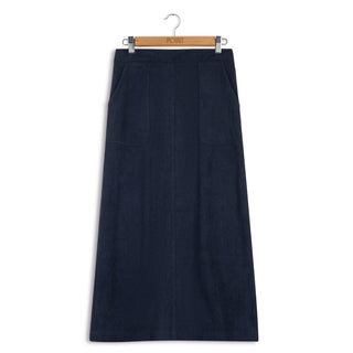 Point cord straight skirt
