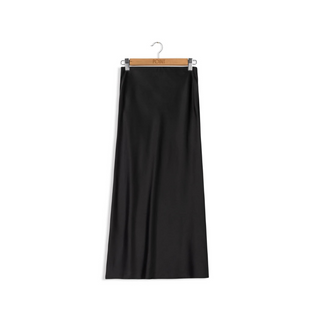 point maxi slip skirt