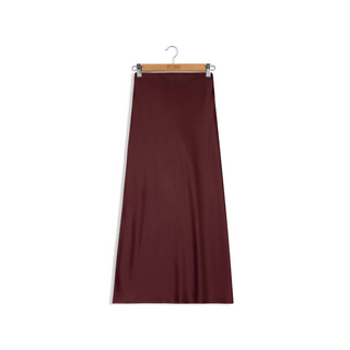 point maxi slip skirt