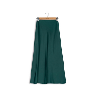 point maxi slip skirt