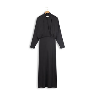 ofd funnel shawl collar dress