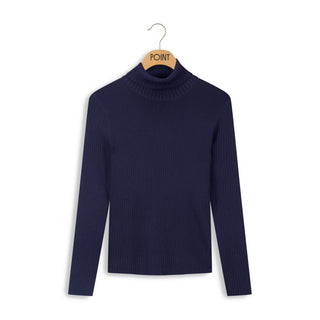 point ls rib turtleneck