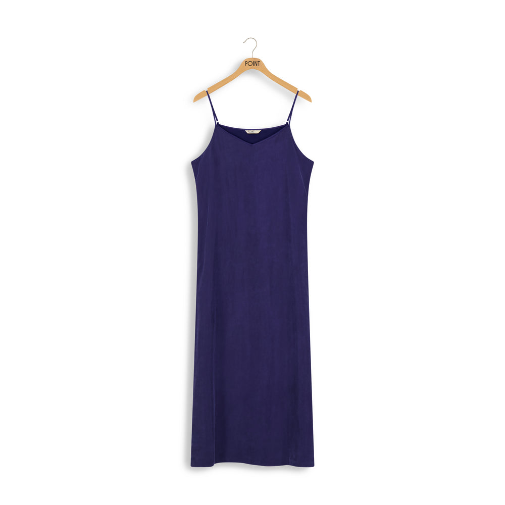 point suede aline slip dress – The Gallery Collection