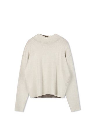 Point Drop Shoulder Sweater