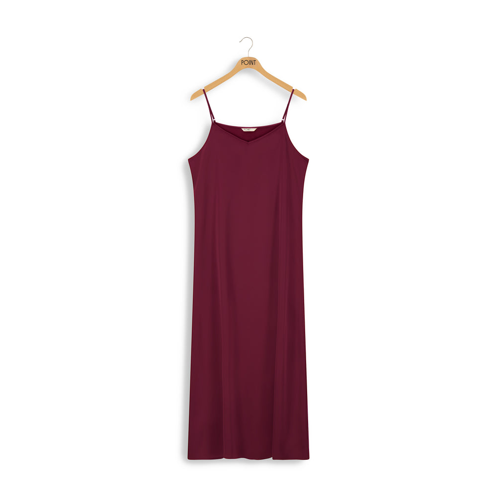Point aline satin slip dress – The Gallery Collection