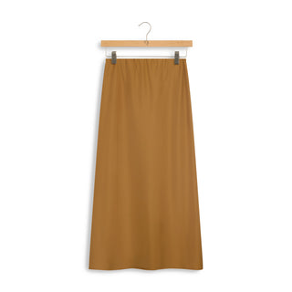 point satin slip skirt