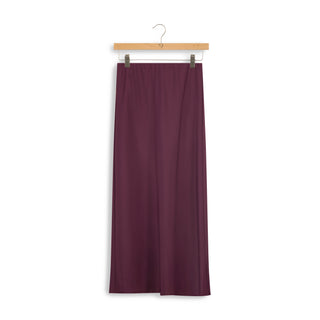 point satin slip skirt