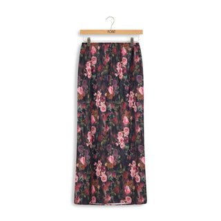 point satin aline slip skirt